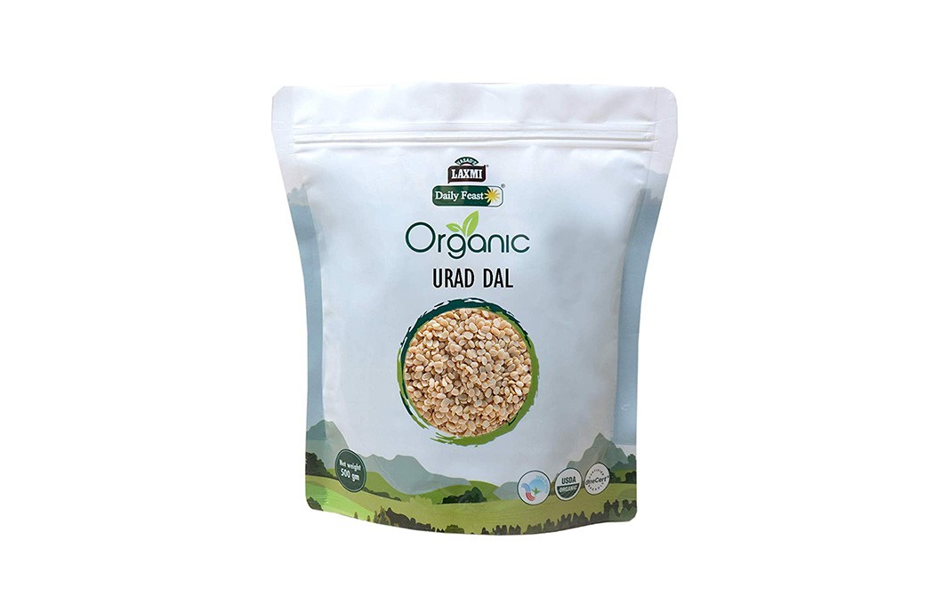 Laxmi Daily Feast Organic Urad Dal   Pack  500 grams